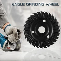 round wood angle grinding wheel abrasive disc angle grinder carbide coating 22mm bore shaping sanding carving rotary tool