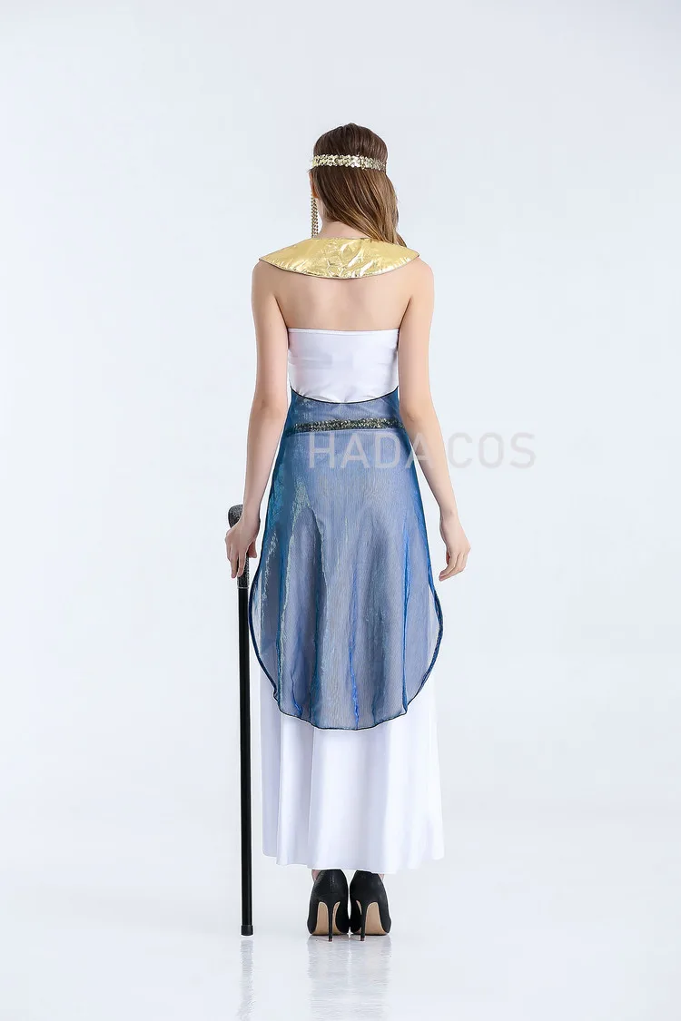 Греческая богиня Хэллоуин карнавальный костюм для косплея египетская королева