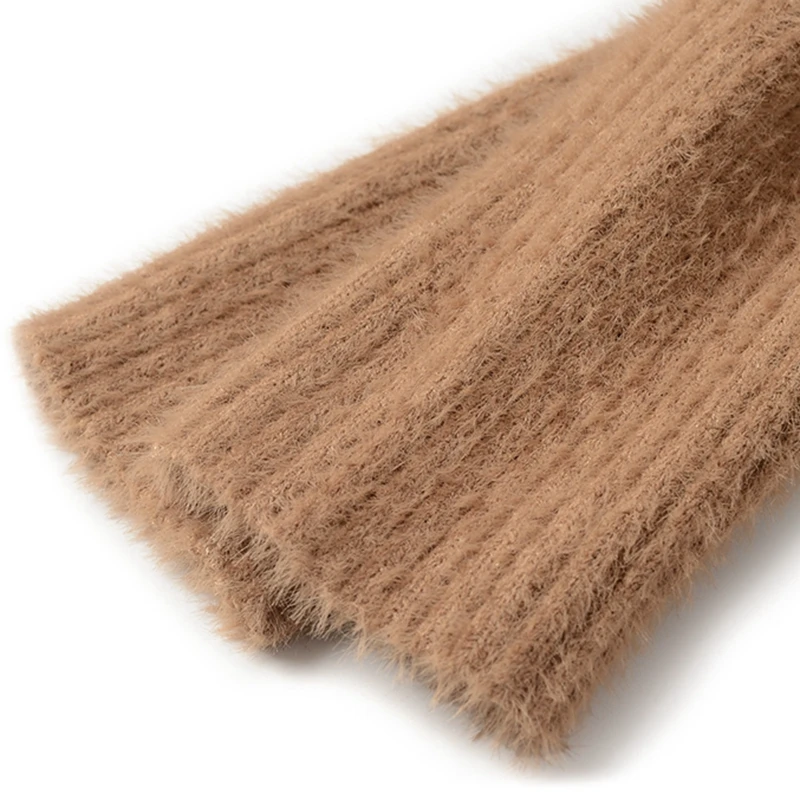 

GIGOGOU Women Long Sleeve Sweater Dress Thick Warm Autumn Winter Dress Chic Women Turtleneck Short Mini Knitted Pullover Dresses