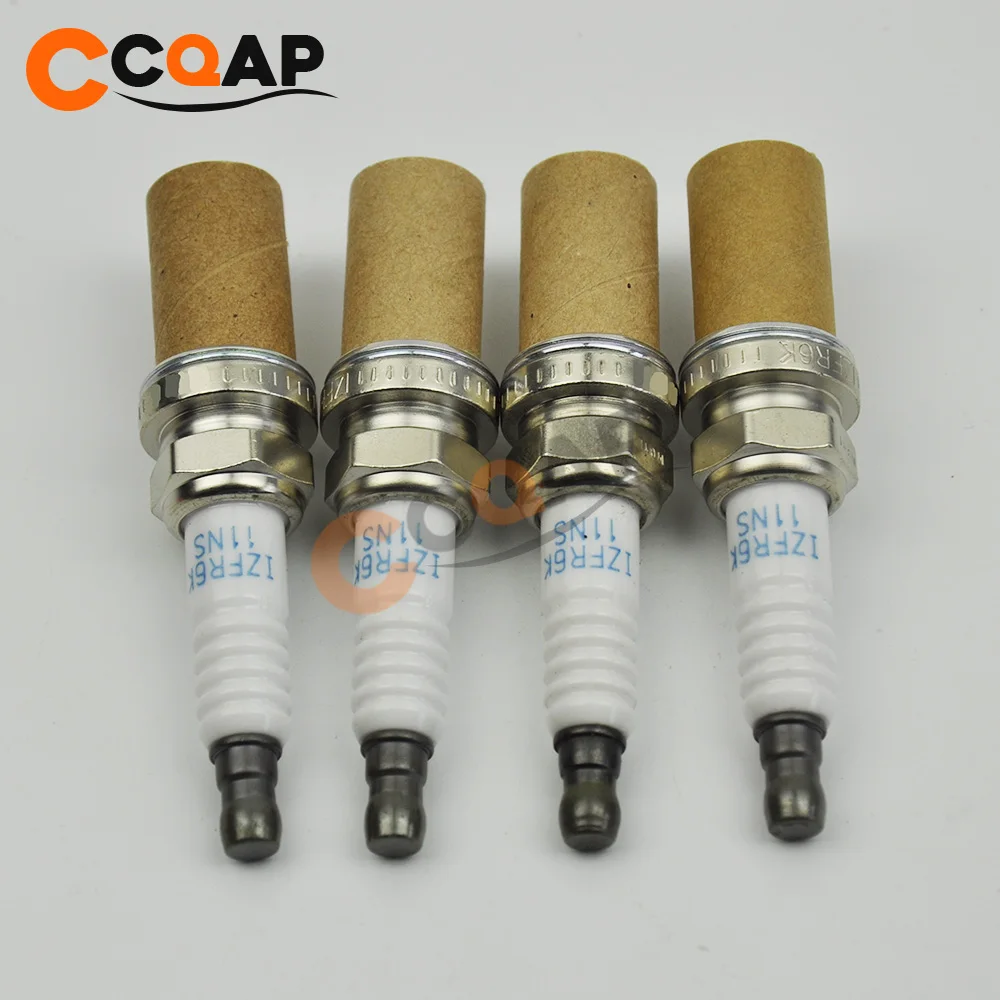 4х иридиевая Свеча зажигания 12290-R62-H01 IZFR6K-11NS для Honda Accord Civic CRV Acura 12290R62H01 IZFR6K11NS |
