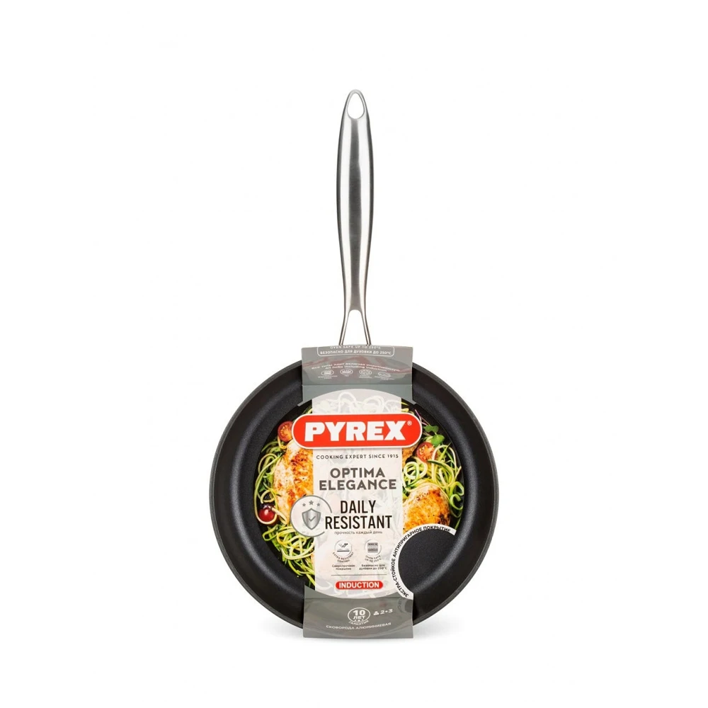 Сковорода Pyrex &quotOptima+Elegance" 28 см индукция | Дом и сад
