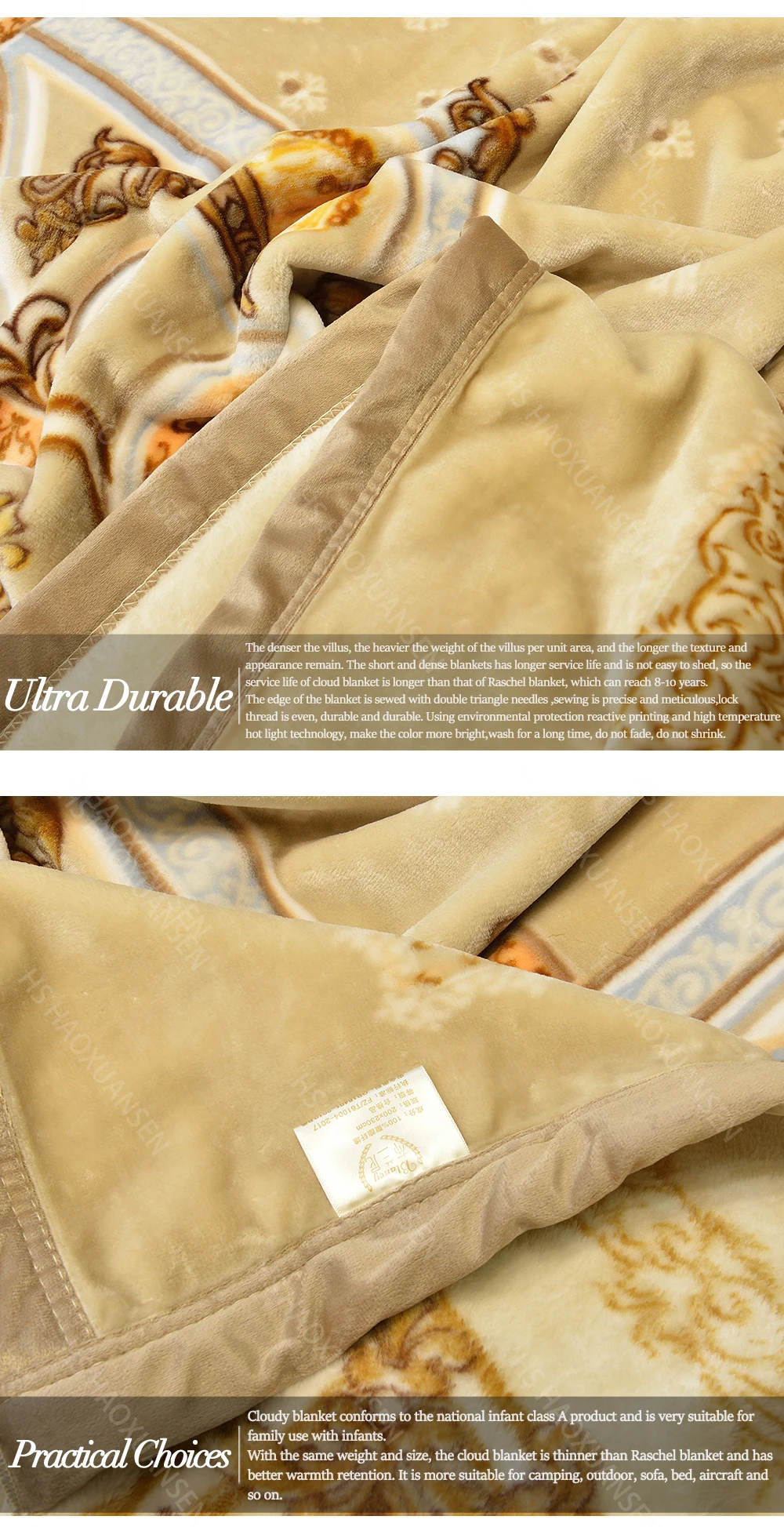 Camel европейский барокко легкое Облачное одеяло 200*230 см супер мягкое всесезонное для уютного дивана кровати плед тонкое одеяло