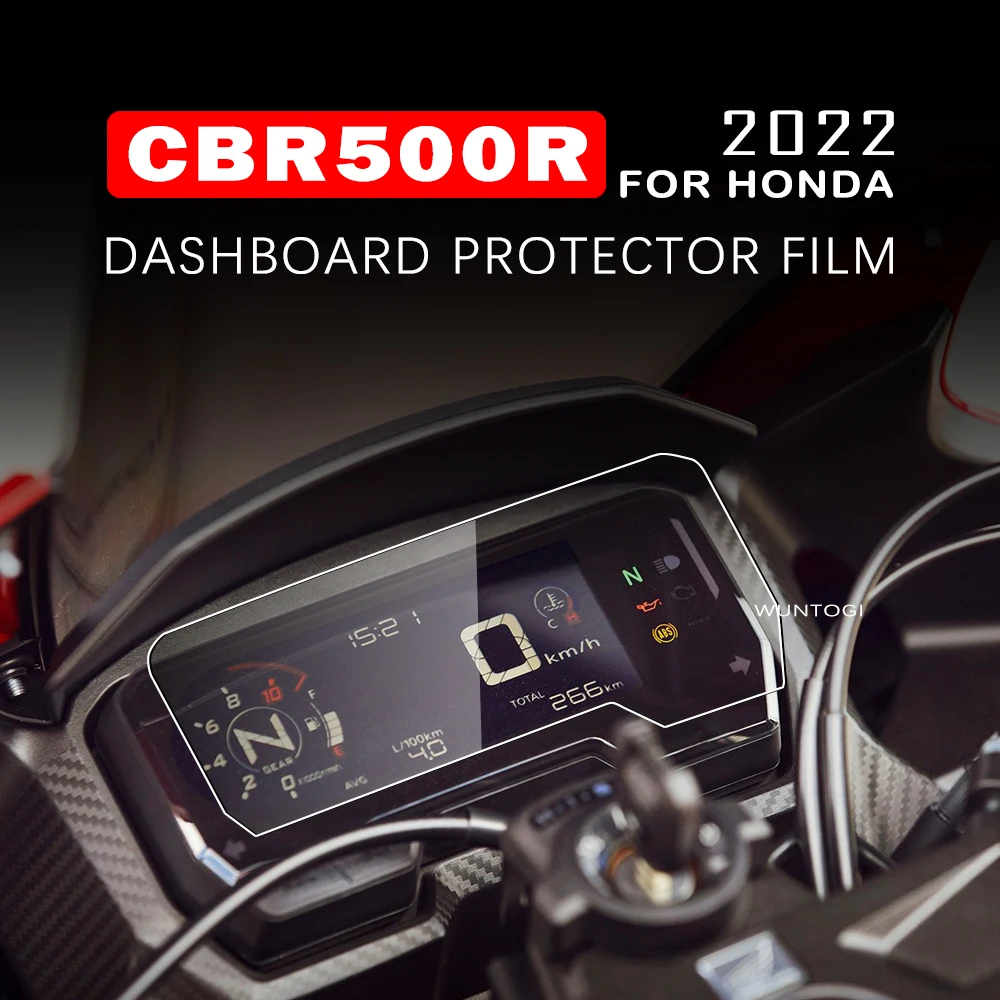 

Dashboard Protector Film for Honda CBR 500R 2022 Cluster Screen Scratch CB500F CB500X TFT LCD Motorcycle Ultra-clear Anti-glare