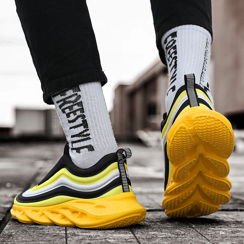 

New Walkng Jogging Shoes Men's super cool Hip hop Trainers Sport Shoes Outdoor Trainer Athletic Shoes Sneakers