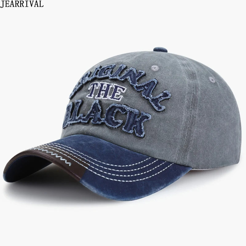 Женская винтажная бейсболка с вышитым буквенным принтом Регулируемая Кепка Snapback