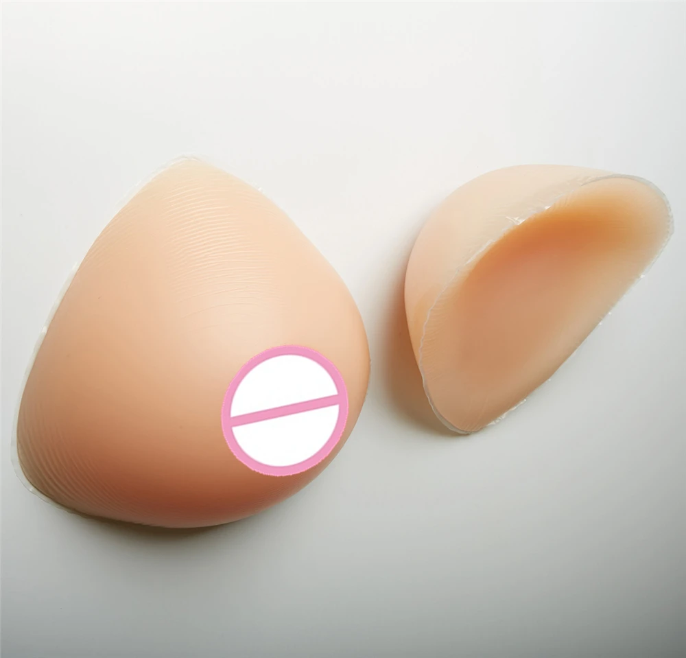 

1800g/pair Mastectomy Silicone Artificial Breast Fake Breast Boobs Crossdresser Shemale Real Silicone Breast Forms