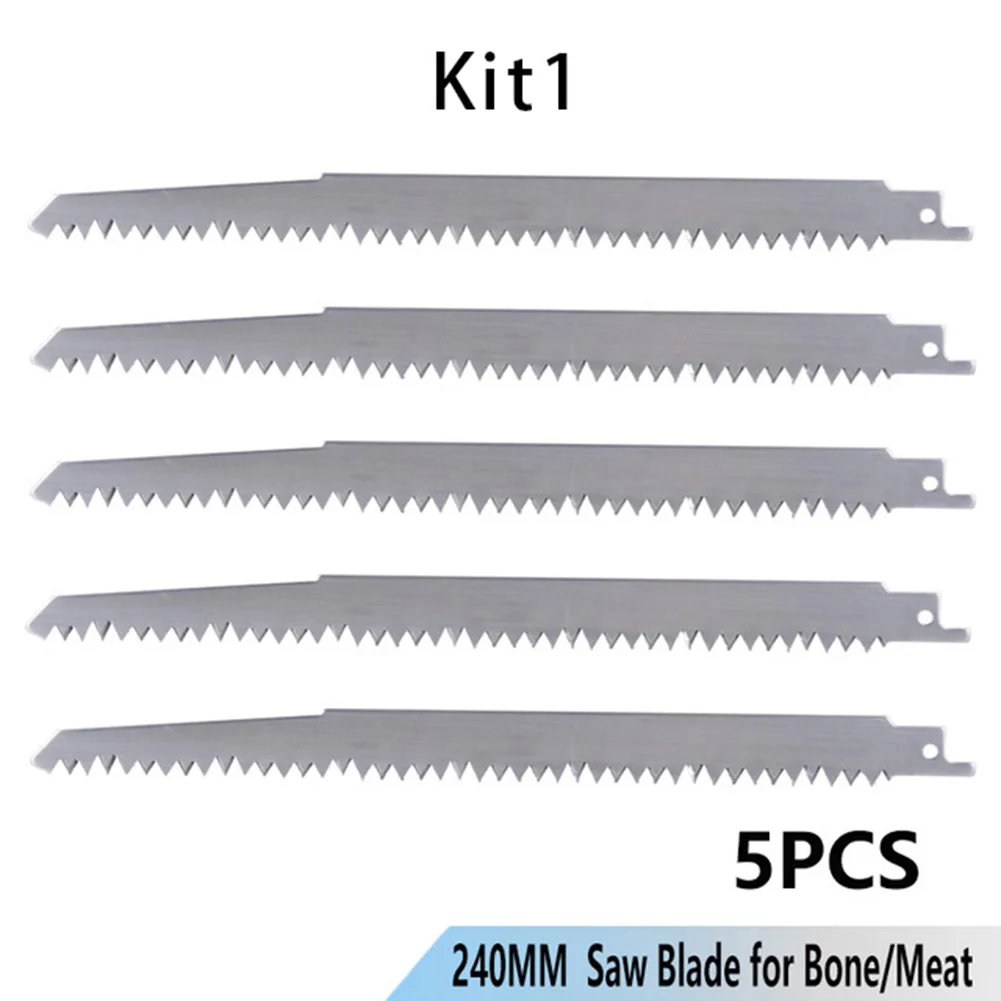 

5pcs Cutting Frozen meat / Bone Reciprocating 5PCS Stainless Steel Cutting Frozen Meat Ice Wood