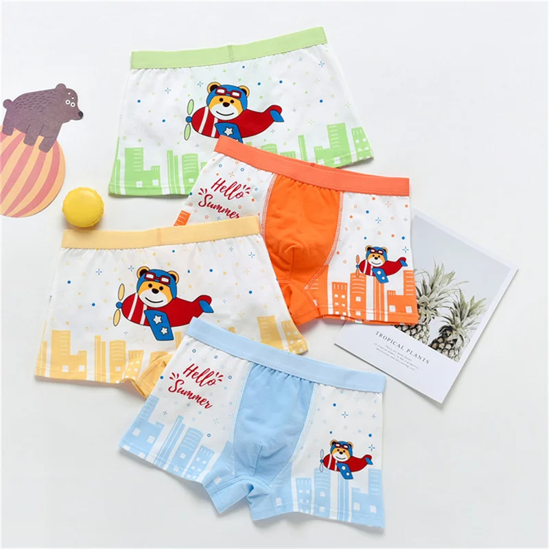 

Boys' underwear children's underwear boxer briefs short panies YYDQ-B022-12P