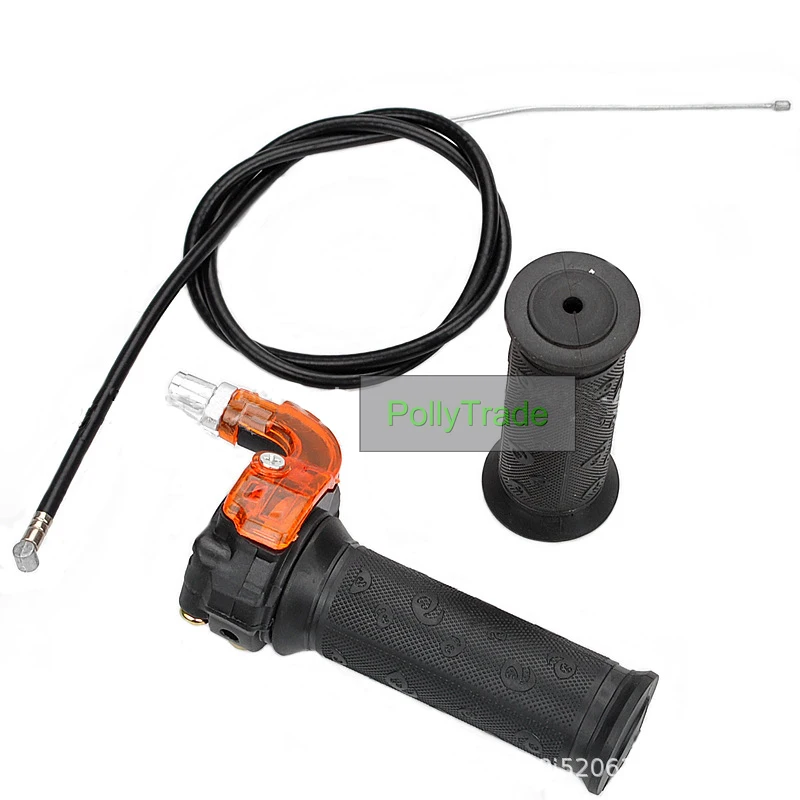 Ручки руля 47cc 49cc с тросом дроссельной заслонки карманный велосипед мини-мото