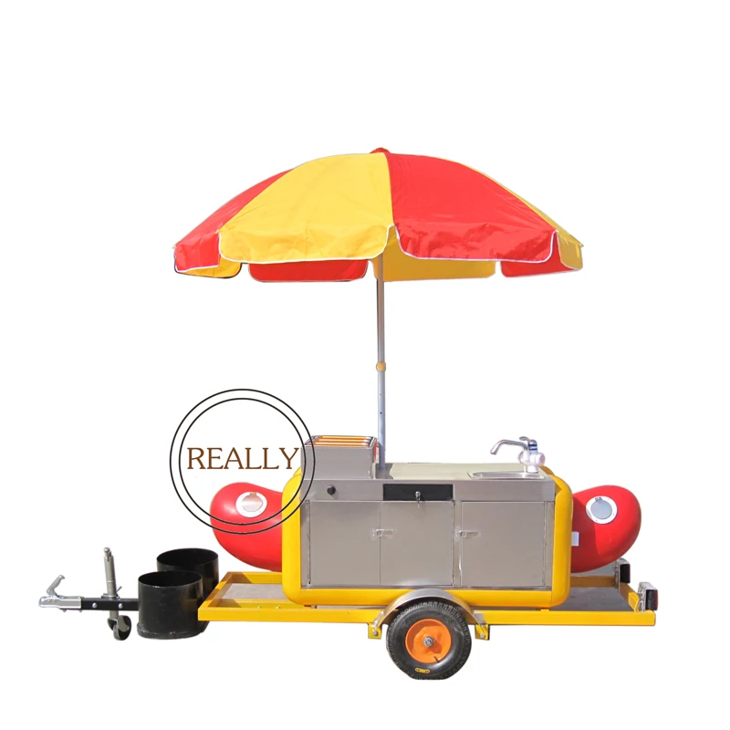 

New design special design mobile food kiosk food trailer for sale