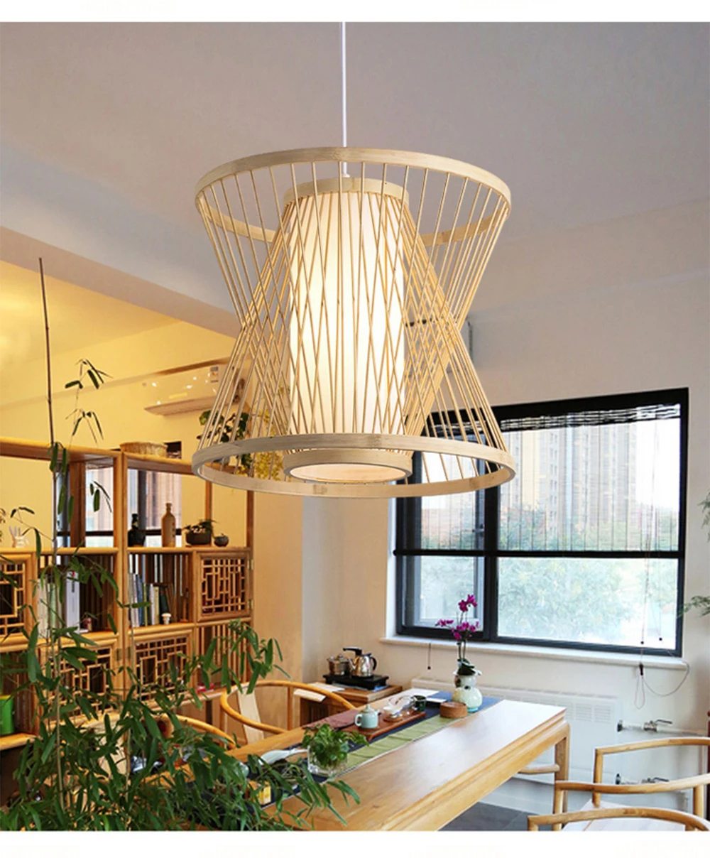 Современный подвесной светильник из ротанга|Подвесные светильники| |