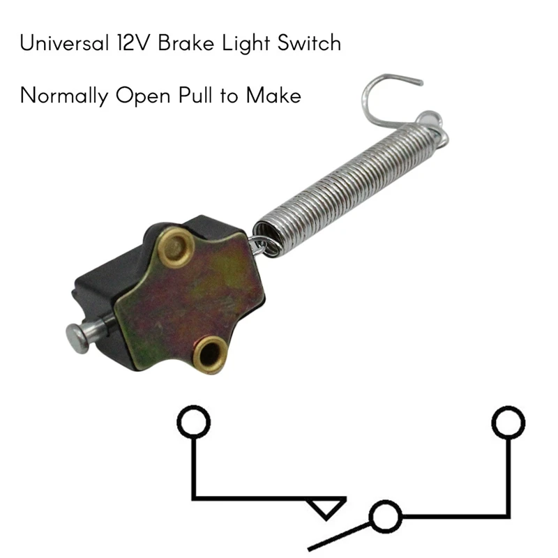 

Universal Brake Light Switch 12V Normally Open Pull Car Accessories