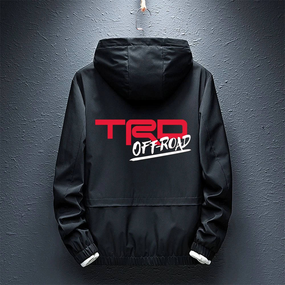 

2020 TOYOTA TRD OFF-ROAD Classic Hoodies Splice Windbreaker Fashion Jackets Zipper Man's Casual Coats Spring Autumn Tops