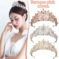 bridal jewelry wedding headdress accessories crystal semicircle crown headband princess crown birthday jl