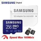 SAMSUNG PRO Plus видеокарта 128 Гб Micro SDTF карта 256 ГБ Micro SD 64 ГБ Flash TF карта 512 ГБ 128 Гб карта памяти SD карты для телефона