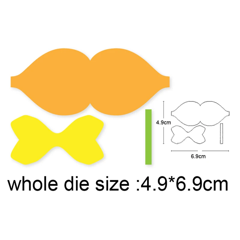 

Stitching Bow Border Metal Cutting Dies for DIY Scrapbooking Hands-on Embossing Dies Cuts Craft Paper Cards Making Stencils dies