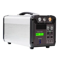 700w rechargeable portable power station camping home solar generator 110v 220v pure sine wave supply battery backup