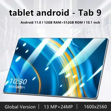 Tablet pc 12GB RAM+512GB ROM Tab 9 Tablet android 10 inch electronic tablets Android 11.0 smartphone tablet 10 core tablets sale