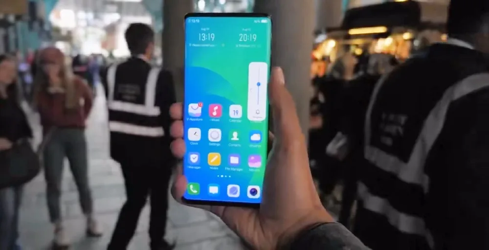 В Vivo Nex 3 4G LTE сотовые телефоны разблокированные 6,8" Plus Super Amoled 8 Гб ram 128 ГБ rom 64.0MP 44 Вт супер зарядное устройство смартфон