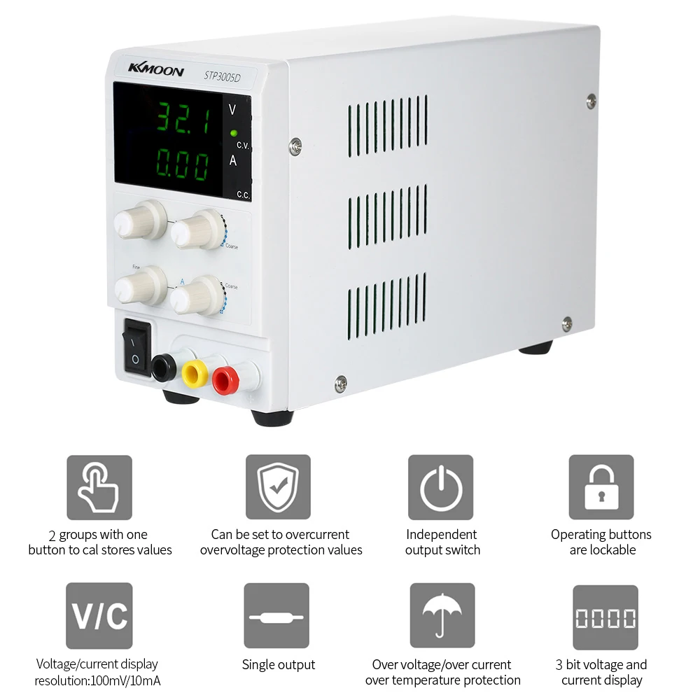Мини DC импульсный источник питания регулятор напряжения 3 цифры дисплей двойной