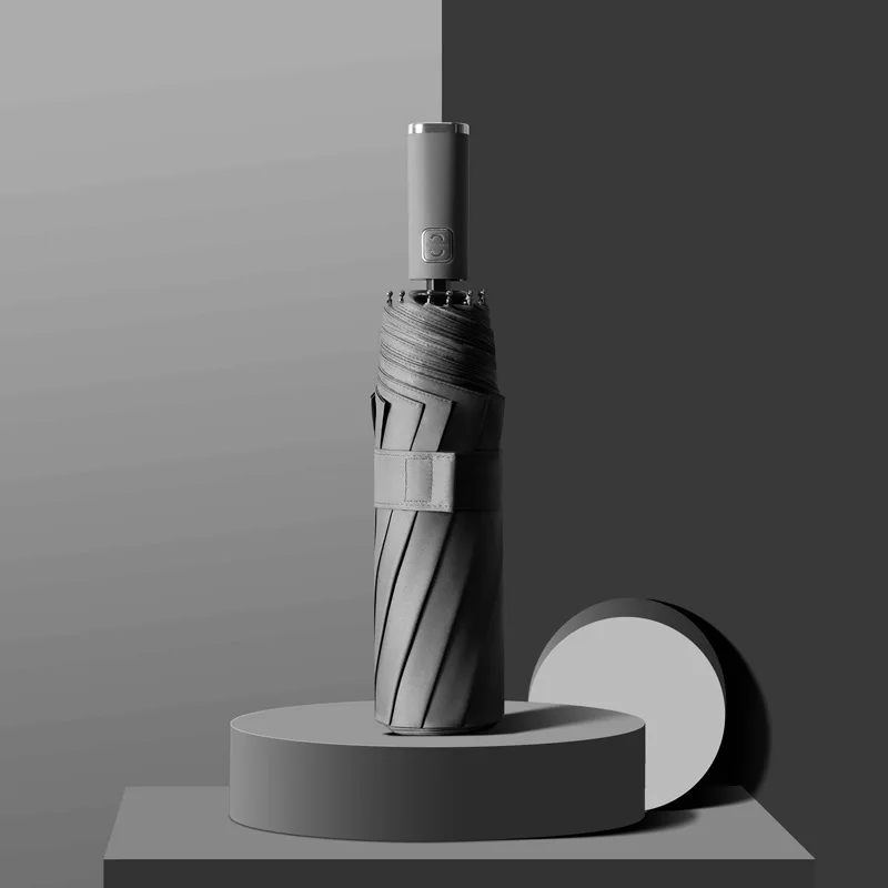 

Windproof Double Automatic 3 Folding Umbrella Female Male 10K Car Luxury Large Parasol Rain Women Men Business Strong Umbrellas