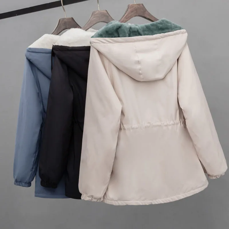 Новинка 2020 женские куртки на молнии с карманами повседневные пальто длинным