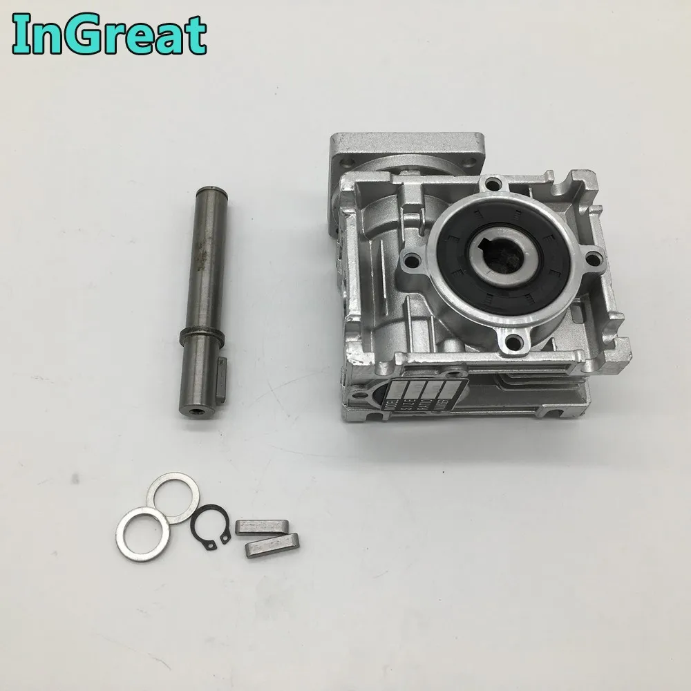 Шаговый двигатель Nema23 с червячной коробкой передач RV030 редуктор скорости 10:1 14 мм