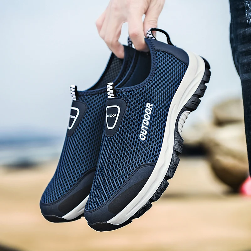 

Spring and Summer Net Shoes Men's Outdoor Shoes Lightweight Sports Climbing Shoes Mesh Breathable Hiking Hiking Shoes