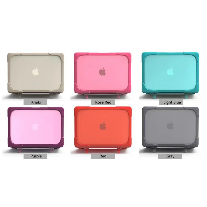 Новый противоударный Внешний чехол Складная подставка для Macbook Air Pro retina 11 12 13 15