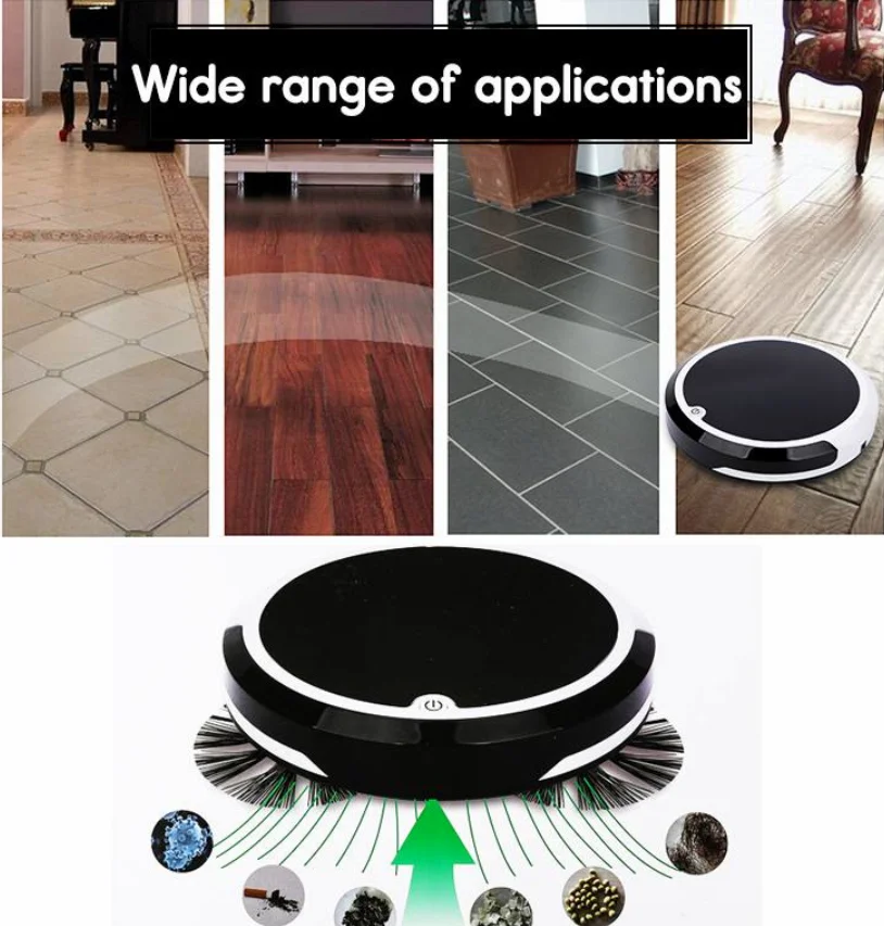 

Auto Cleaning Robot Smart Sweeping Robot 4 in 1 Rechargeable Dirt Dust Hair Automatic Cleaner For Electric Vacuum Cleaners Home