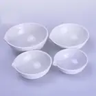 Керамическая испарительная тарелка с круглым дном, 125150200250 мл, с носиком, химическая лаборатория