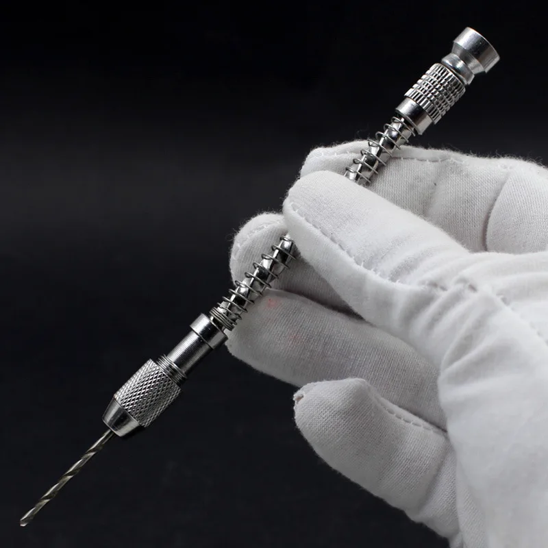 Мини спираль ручная дрель & Весна Руководство провода скручивание сверление