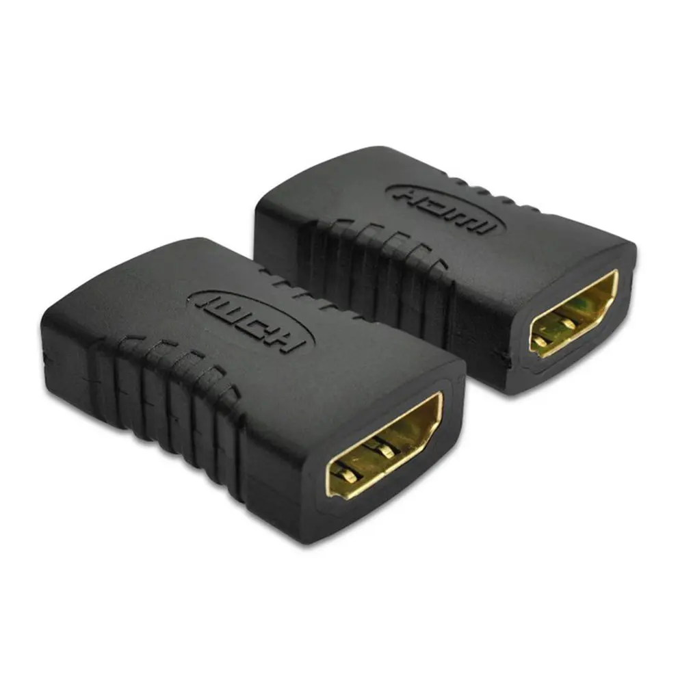 Черный HDMI Женский к Разъем удлинитель Кабель удлинитель-адаптер с конвертером