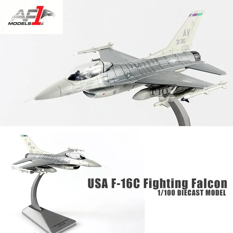 AF1 США F 16C Боевой сокол 1/100 литой самолет модель самолета| |