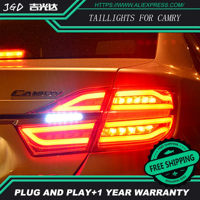 Стайлинг автомобиля задний фонарь для Toyota Camry 2015 светодиодный Camry|lights for toyota camry|light