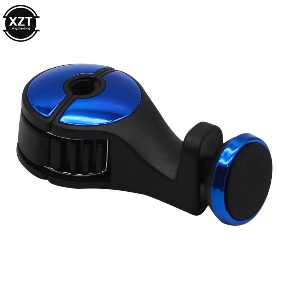 

Magnetic Car Phone Holder Hook Back Seat Headrest 360 Rotation Tablet Holder For Phone Magnet Stand Holder
