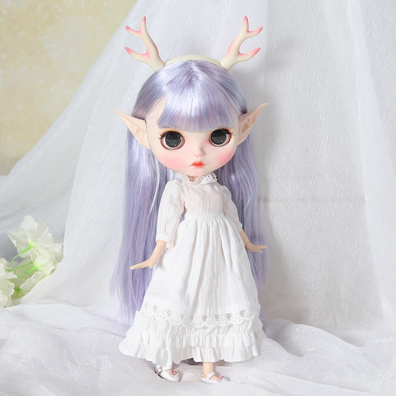 ICY factory blyth кукла на заказ кукла 1/6 bjd белая кожа суставное тело, новое матовое лицо открытый рот закрытые глаза