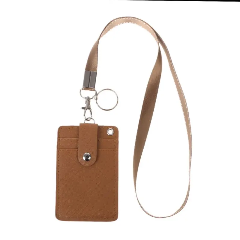 

Office Work School ID Card Badge Holder with Keyring Rope Layards Neck Strap