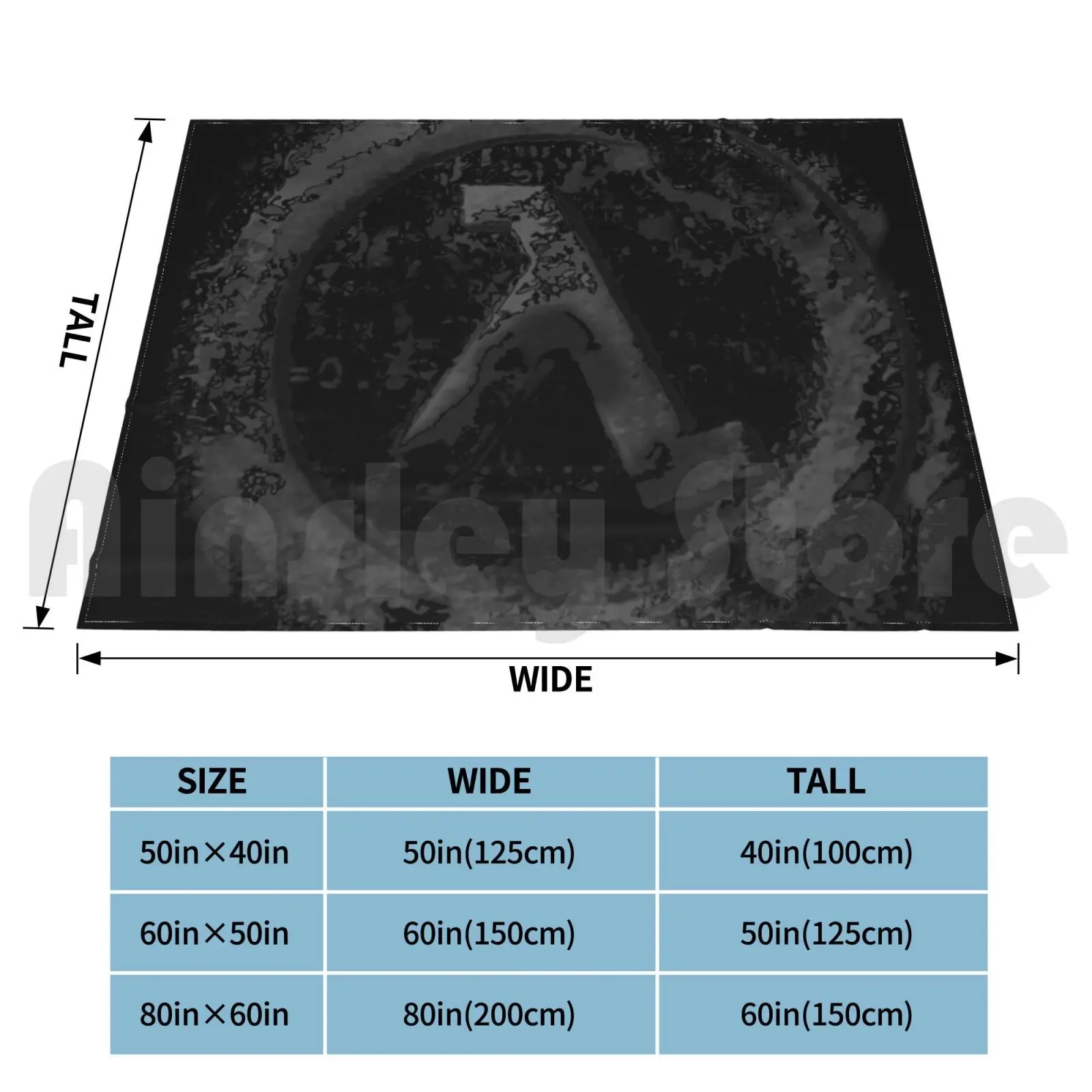 Винтажное одеяло Delta B/W модное под заказ для игр на ПК Hl Gordon Freeman