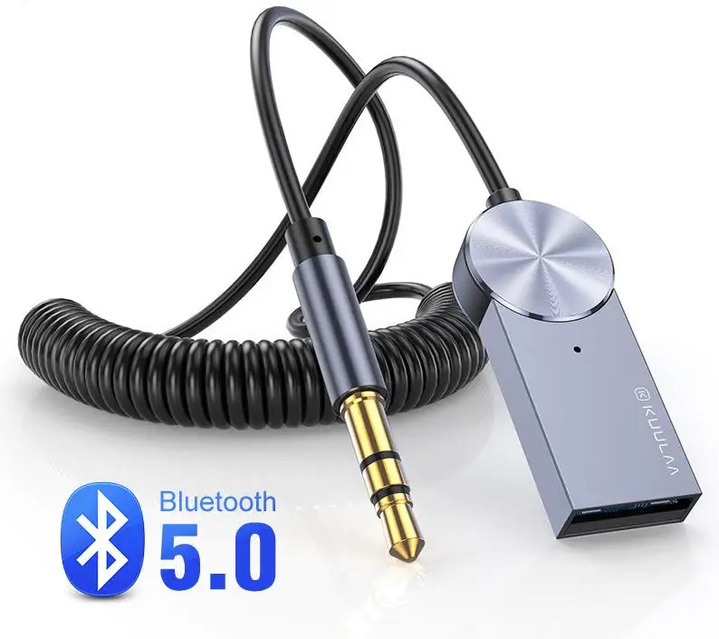 

AUX Bluetooth Adapter Car 3.5mm Jack Dongle Cable Handfree Car Kit Audio Transmitter Auto Bluetooth 5.0 Receiver