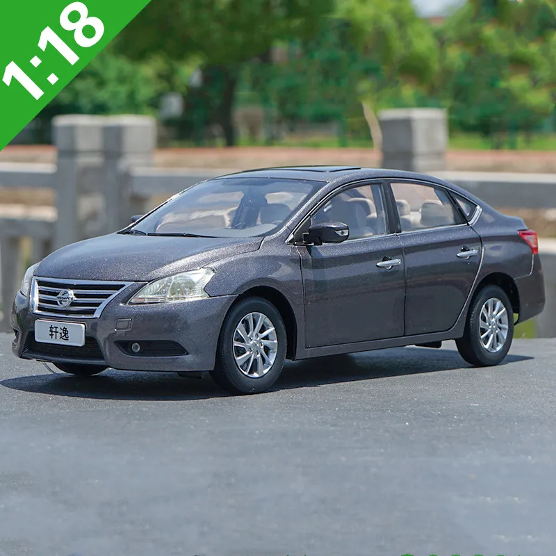 Gray Высокое качество 1:18 Sylphy модель из цинкового сплава, имитация литого металла седан модель коллекция, Изысканные Подарки - Цвет: Gray