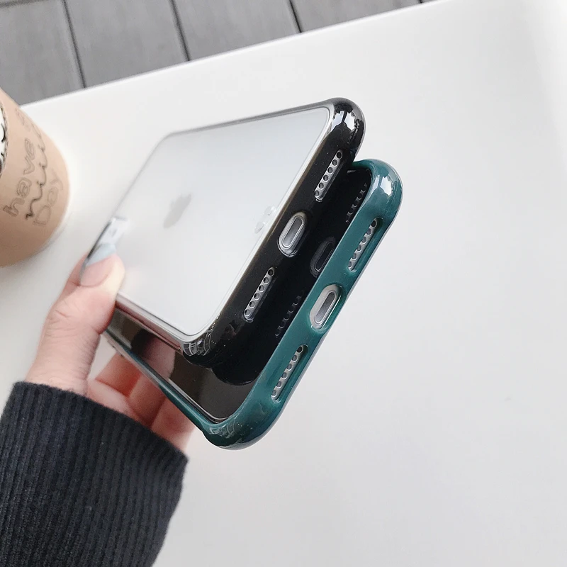 Fashion Transparent Scrub Case For iPhone XR 11 Pro XS Max X Matte Cover iphone 7 8 6 S 6S Plus 7Plus | Мобильные телефоны и