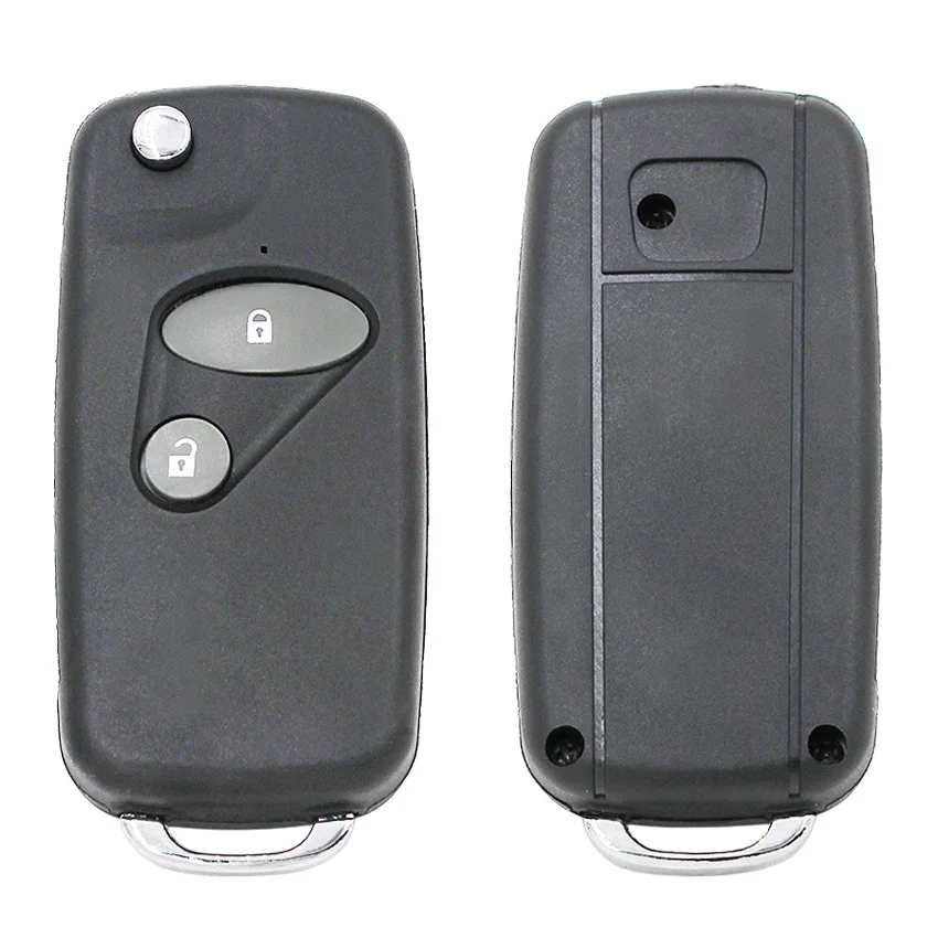 Откидной складной чехол для ключей с 2 кнопками умный корпус от автомобиля