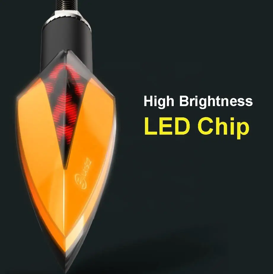 

motorcycle accessories Motorcycle Turn Signal Light LED Universal Waterproof Motorbike Lamp Indicator Brake Taillight For