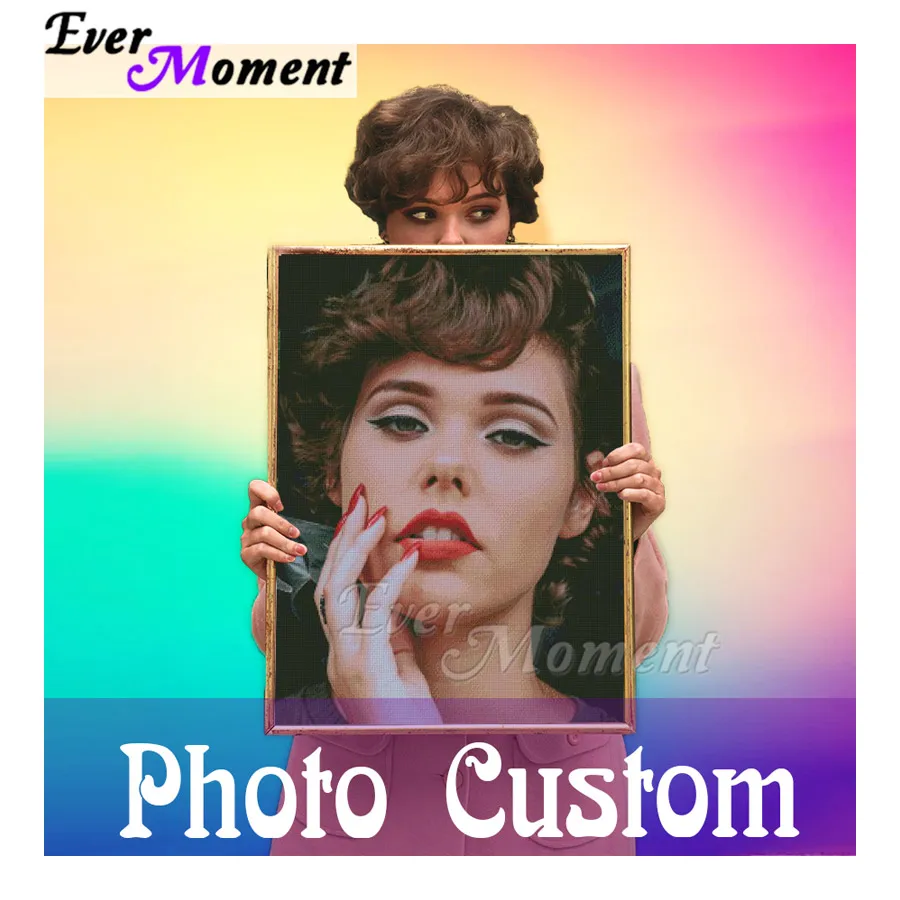 

Ever Moment Diamond Painting Photo Custom 5D DIY Full Sqaure Drill Cross Stitch Personalise Diamond Embroidary Mosaic S2F3000