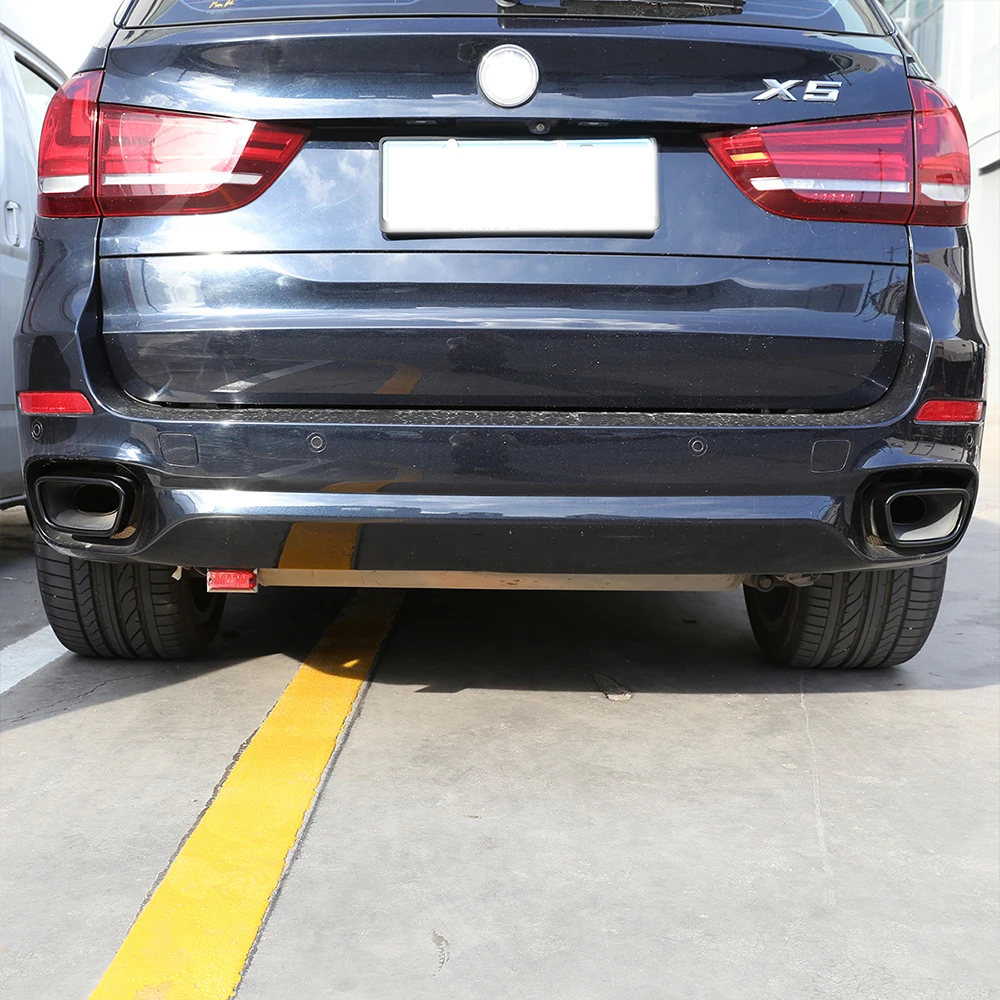

Stainless Steel,For BMW X5 F15 2014-2018,X6 F16 2015-2018,Car Tail Muffler Exhaust Pipe Output Cover Parts(for M Sports Version)