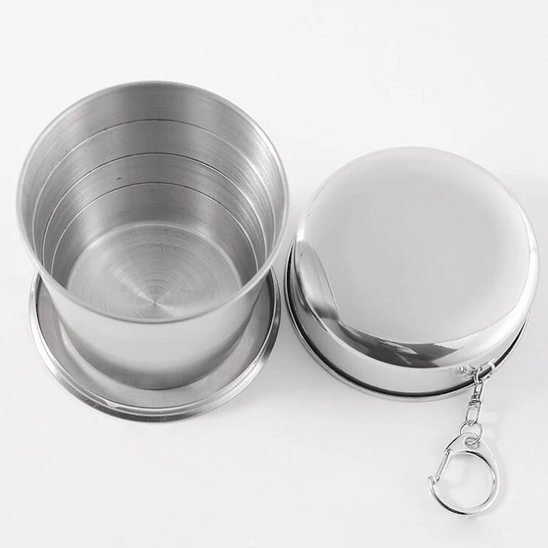 Чашка Складная из нержавеющей стали 75/150/250 м | Дом и сад