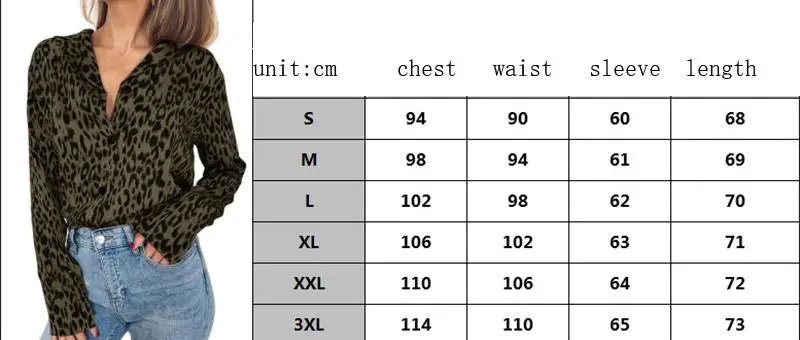 Женские шифоновые летние блузки леопардовая блузка с длинным рукавом и отложным