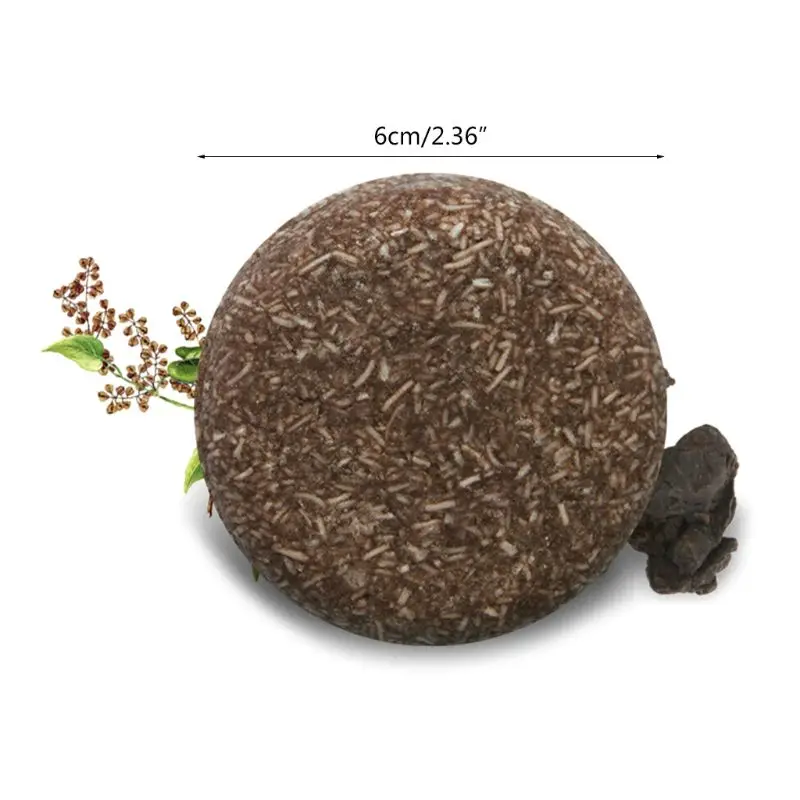 

60g Hair Darkening Shampoo Bar Protects Scalp Regrowth Anti Dandruff Cleansing