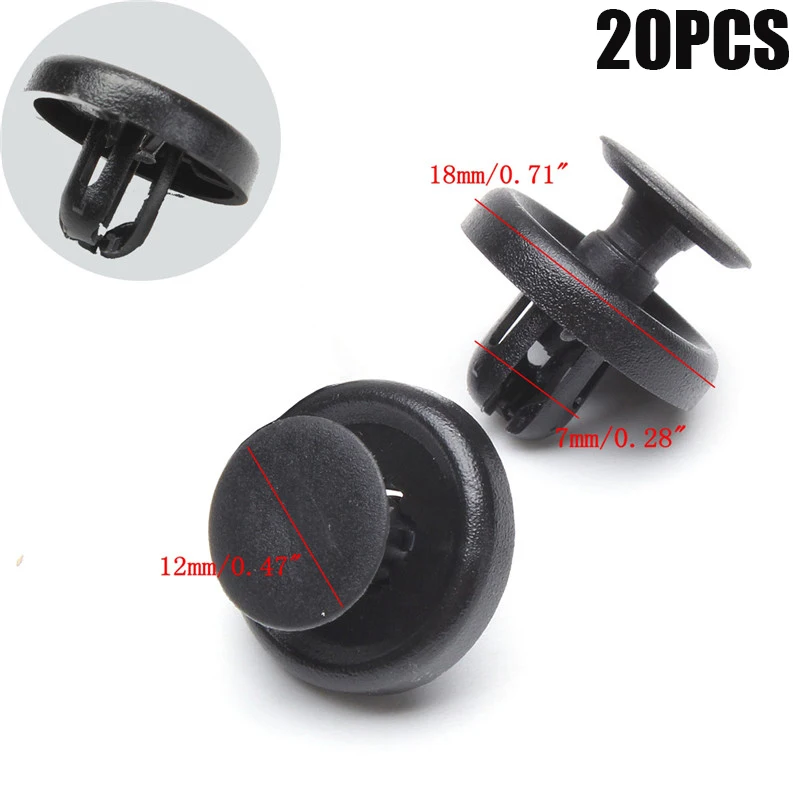 20 шт. автомобиль заклепки авто бампер фиксатор крепления неподвижные зажимы